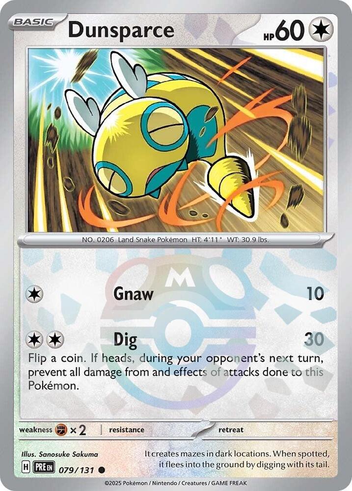 Dunsparce (Master Ball Pattern)