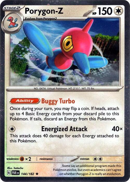 Porygon-Z - 144/182 (Cosmos Holo)