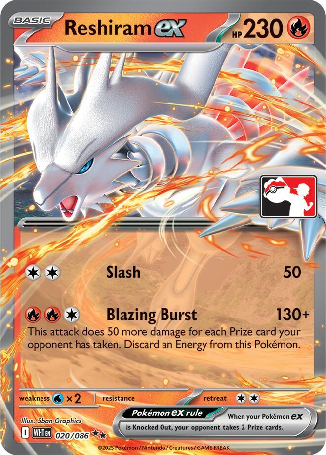 Reshiram ex - 020/086