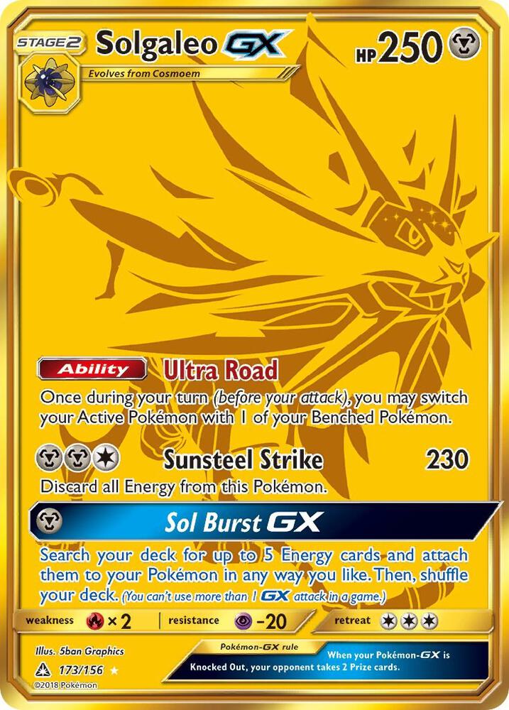 Solgaleo GX (Secret Rare)