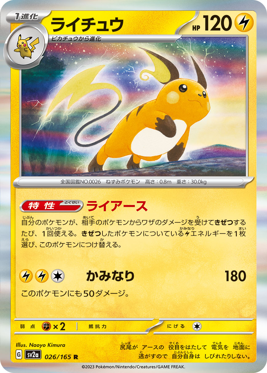 Raichu (Master Ball Pattern)